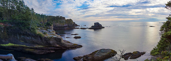 The end of the world at Cape Flattery, WA, before sunset. | © Matt Giraud Photography