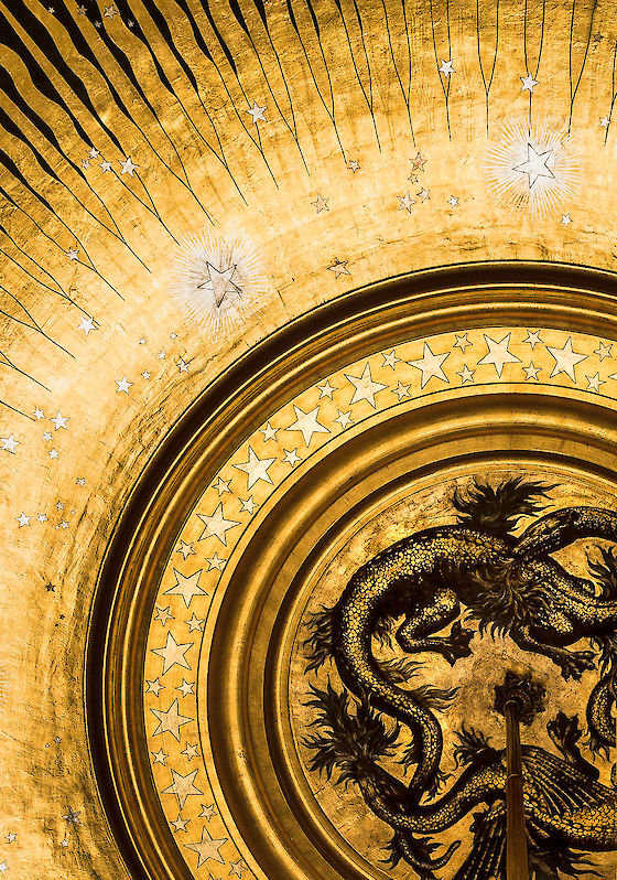Ceiling Detail, Salon du Soleil (Sun Room), Palais Garnier Opéra, Paris, France | © Matt Giraud Photography