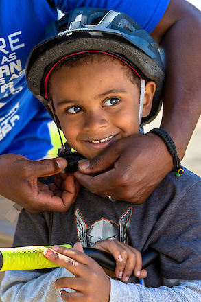 Ready to ride, part of a series for Safe Routes Partnership | © Matt Giraud Photography