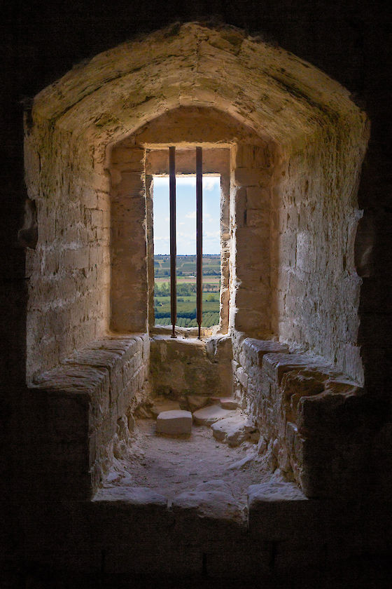 A prisoner's view at the Château de Duras, Lot-et-Garonne, France | © Matt Giraud Photography